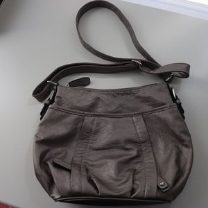 Nine & Co Silver Handbag / Crossbody Bag